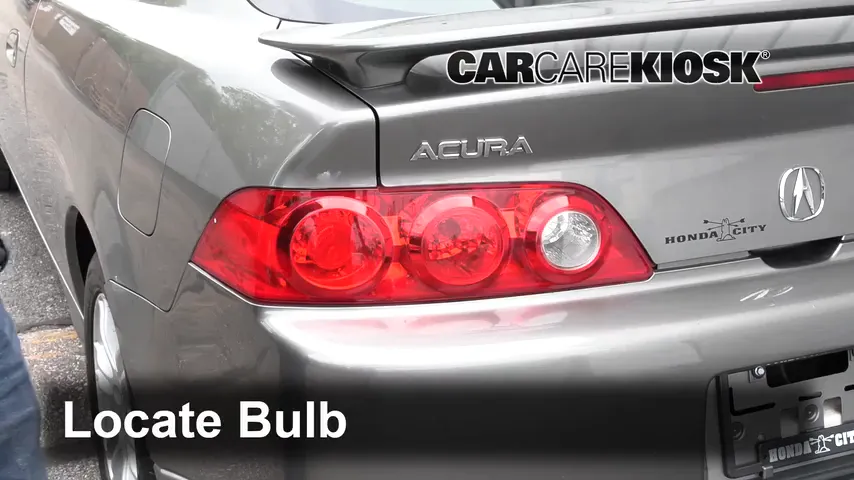 2006 Acura RSX 2.0L 4 Cyl. Luces Luz de reversa (reemplazar foco)